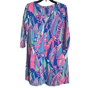 Lilly Pulitzer Ali dress in the "Out to Sea" print sz L